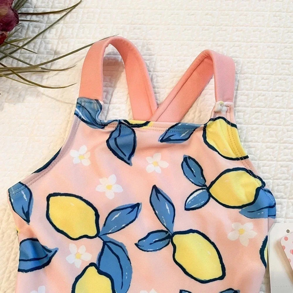 NWT Floatimini Toddler Girl One Piece Swimsuit Size 4 - Picture 2 of 9
